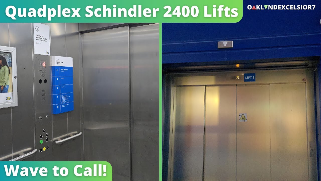 Schindler 2400 Lifts at IKEA Car Park in Southampton