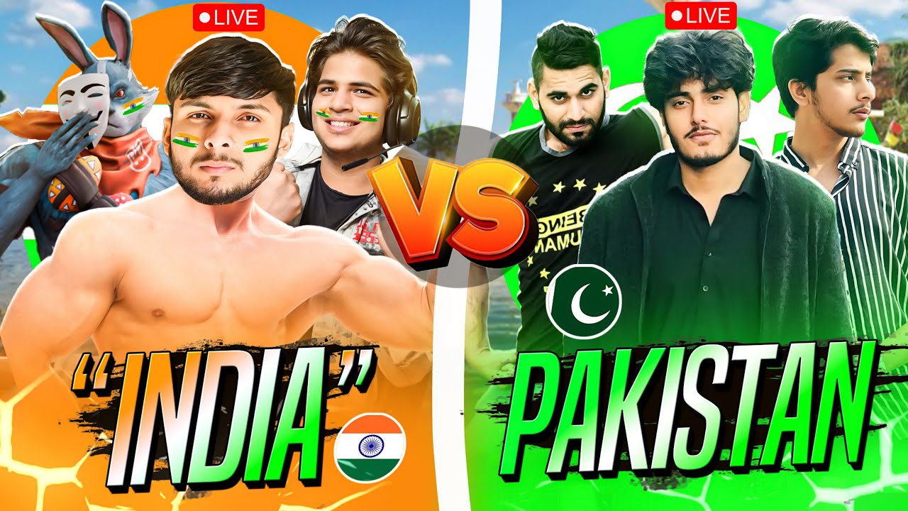 INDIA 🇮🇳 VS PAKISTAN 🇵🇰 4 VS 4 CLASH SQUAD 🤯🥵 || NG VS PAK AIMBOTS  #nonstopgaming -free fire live