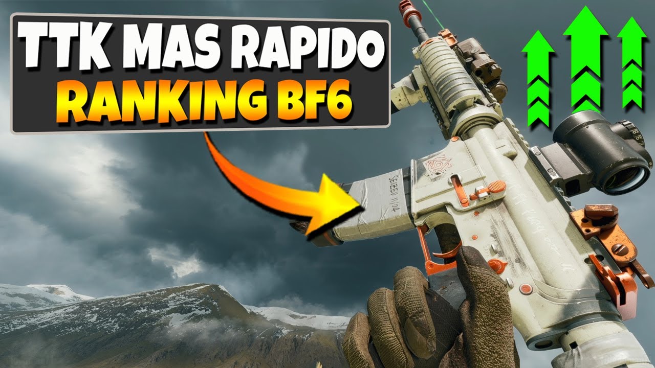 🔥Estas son las ARMAS con el TTK MAS RAPIDO de BF6 ( Ranking )