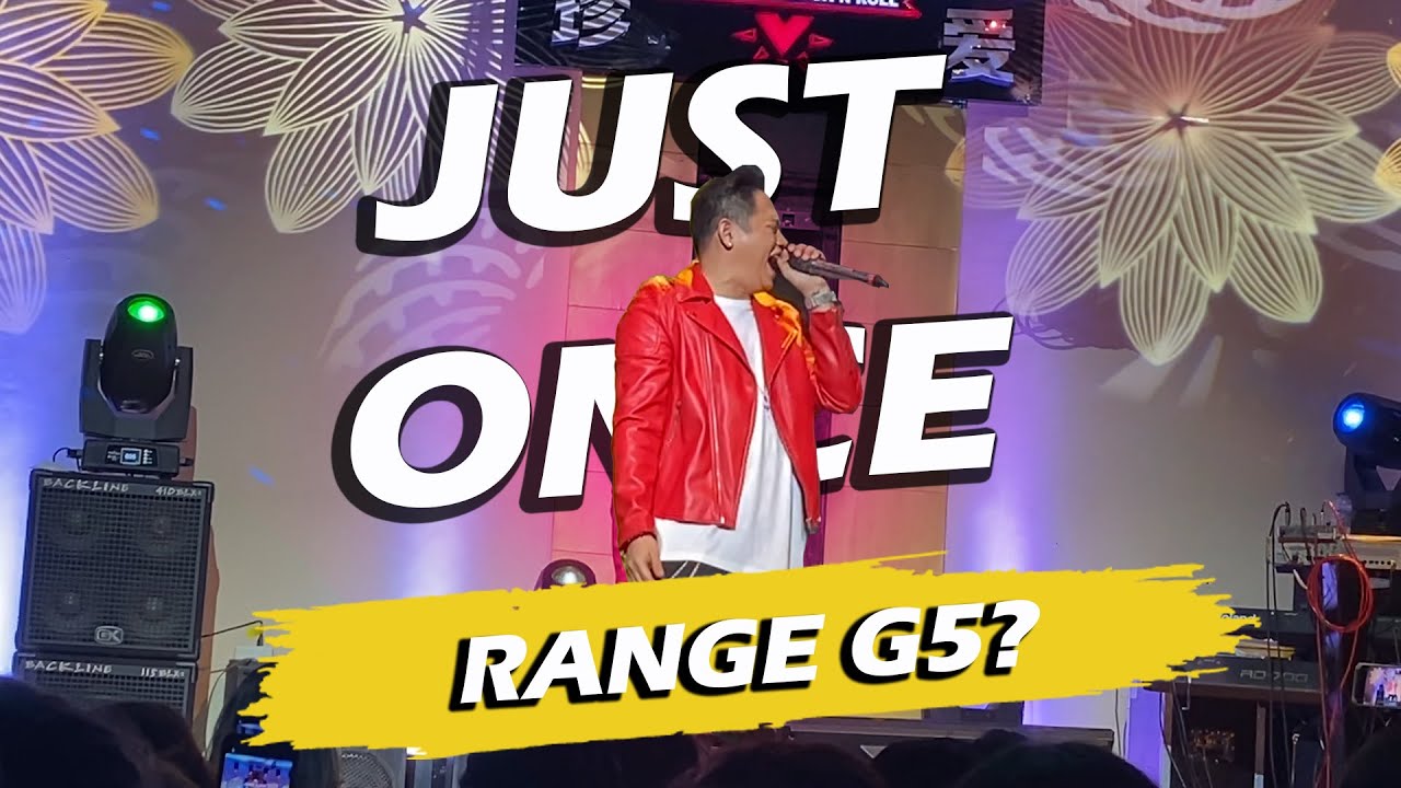 Ang Taas naman nun!~ Just Once by Mark Michael Garcia (4k quality) LIve @ Johhny B Good