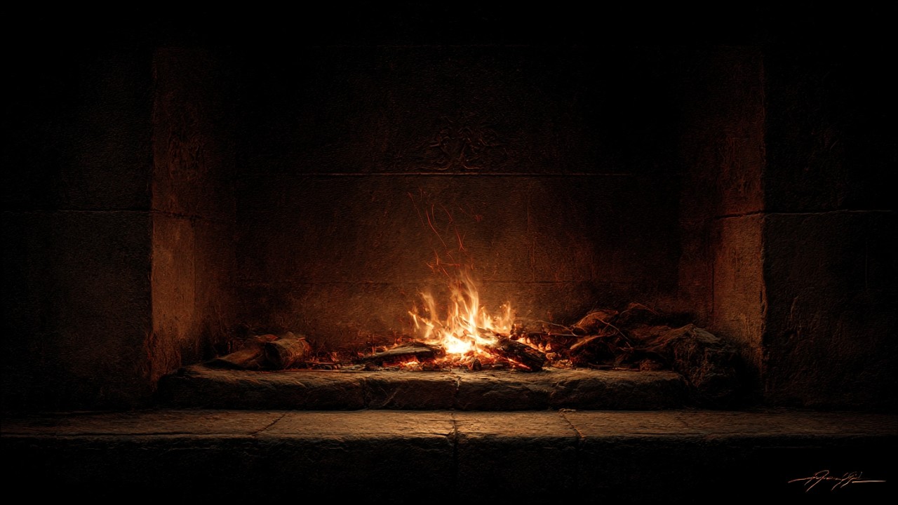 Fireplace Sounds Only | Crackling Fire Ambience for Relaxation & Sleep