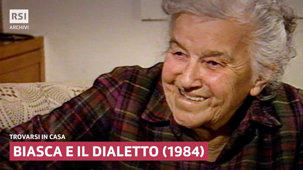 Biasca e il dialetto (1984) | Trovarsi in casa | RSI Archivi