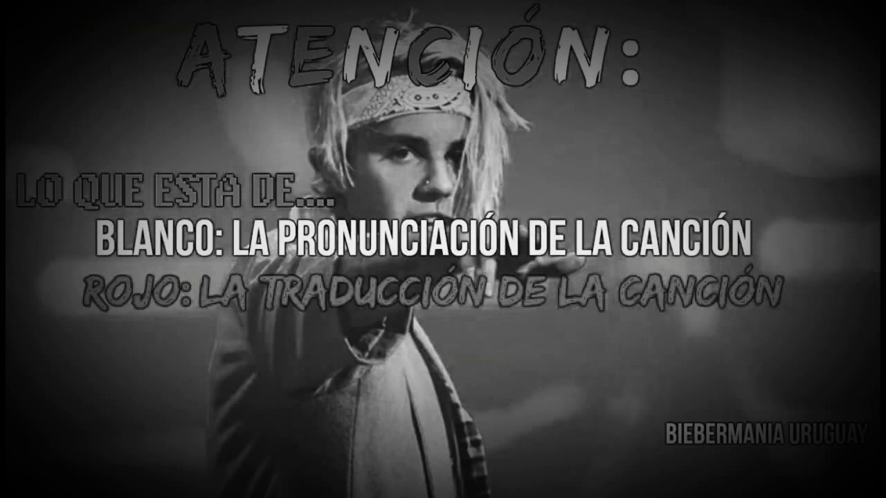 Let Me Love You Pronunciacion(Justin Bieber)