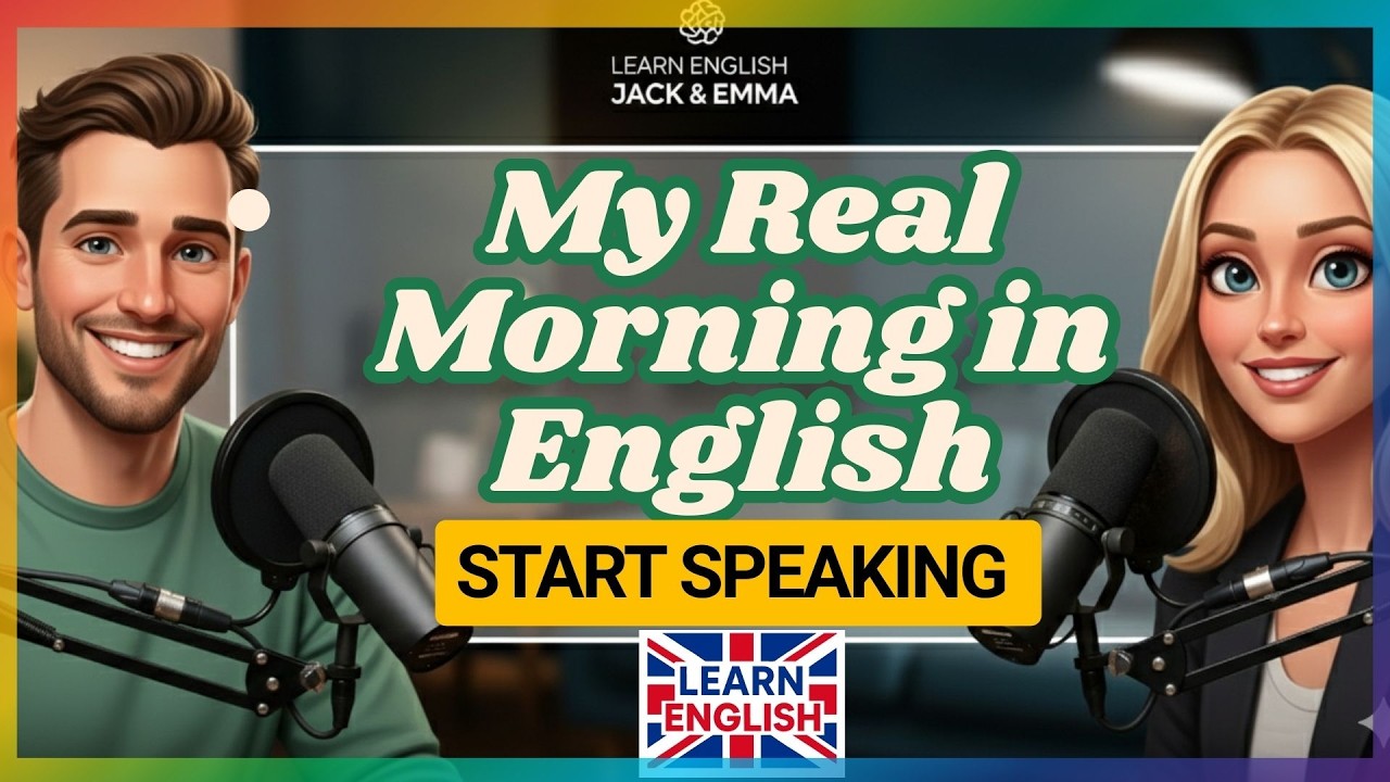My Morning Routine in English | Real Conversations for Daily Life
