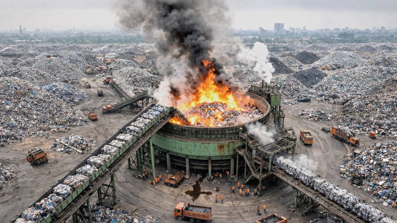 Industrial Shredders at Work | How Powerful Machines Crush Waste with Precision