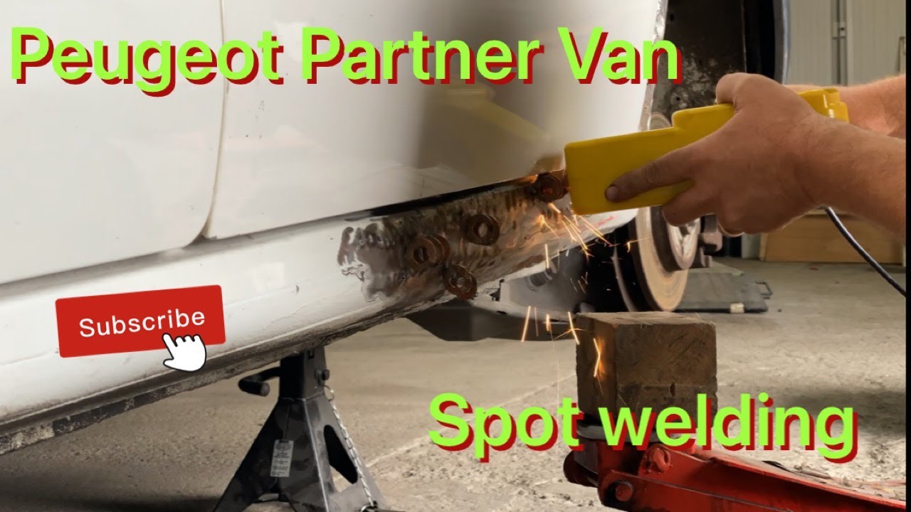 Peugeot Partner Van 2014 Cat N Salvage Repair Part 3 Using My Spot Welder
