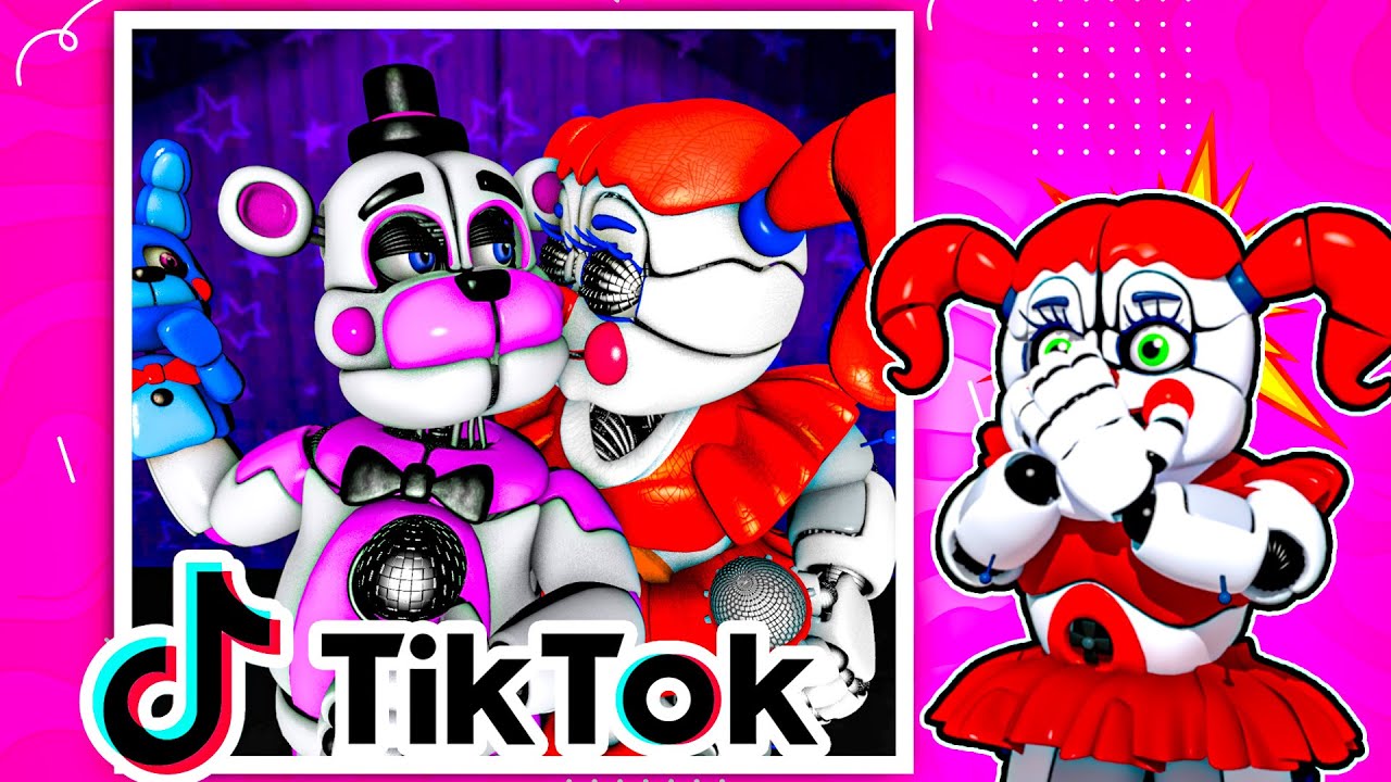 Circus Baby's SECRET FUNNY TIKTOKS with Glamrock Freddy