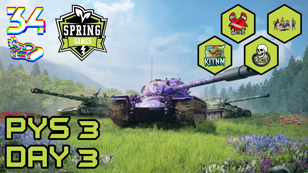Spring Games NA Qualifiers - PYS #3, Day 3 || World of Tanks Blitz Spring 2026