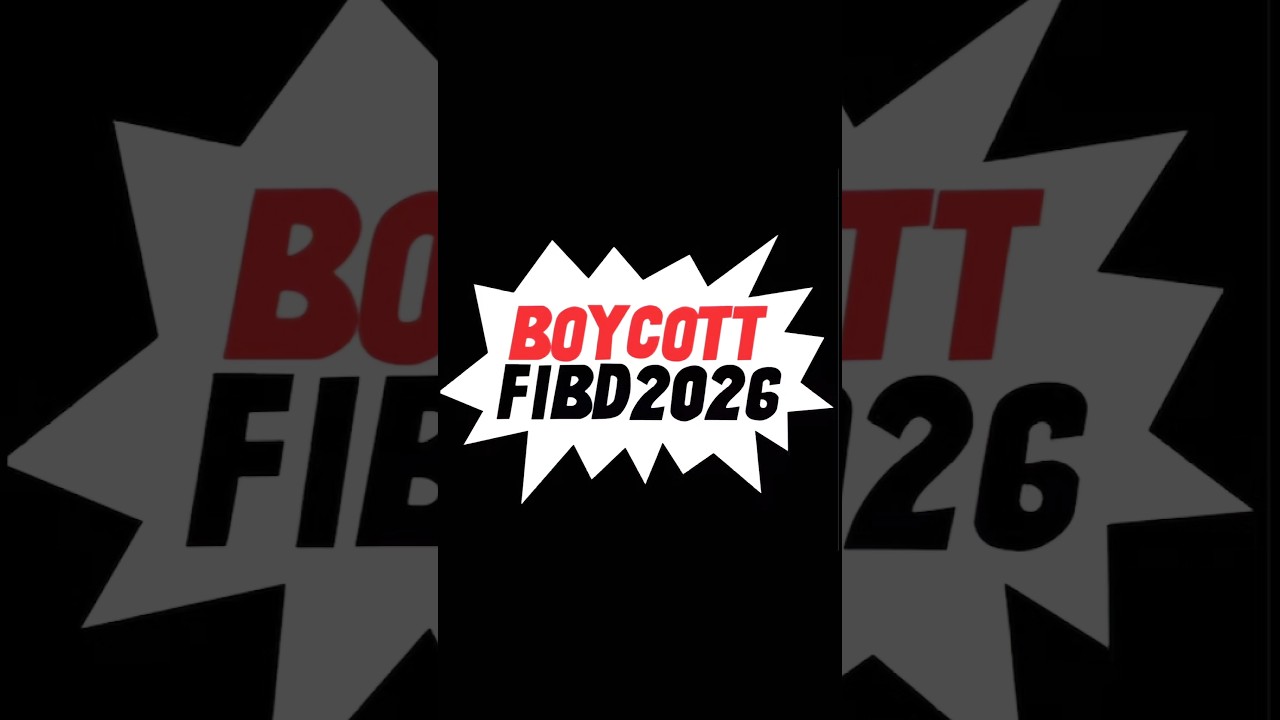 BOYCOTTONS LE FIBD CETTE ANN&Eacute;E #NOFIBD2026 #BOYCOTTFIBD