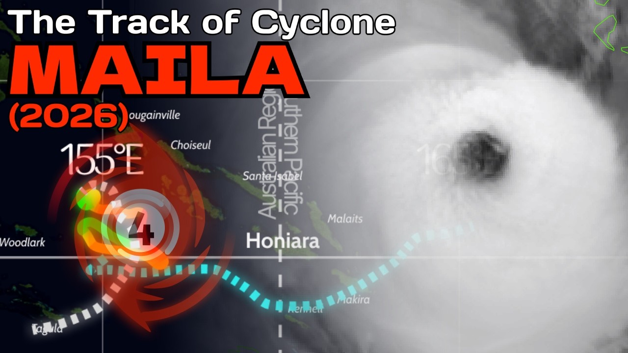 The Track of Cyclone Maila (2026)