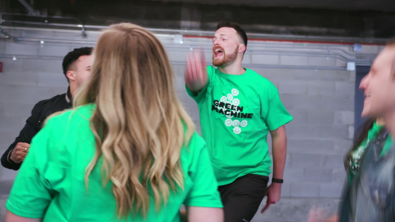 Green Machine Squad Cheer