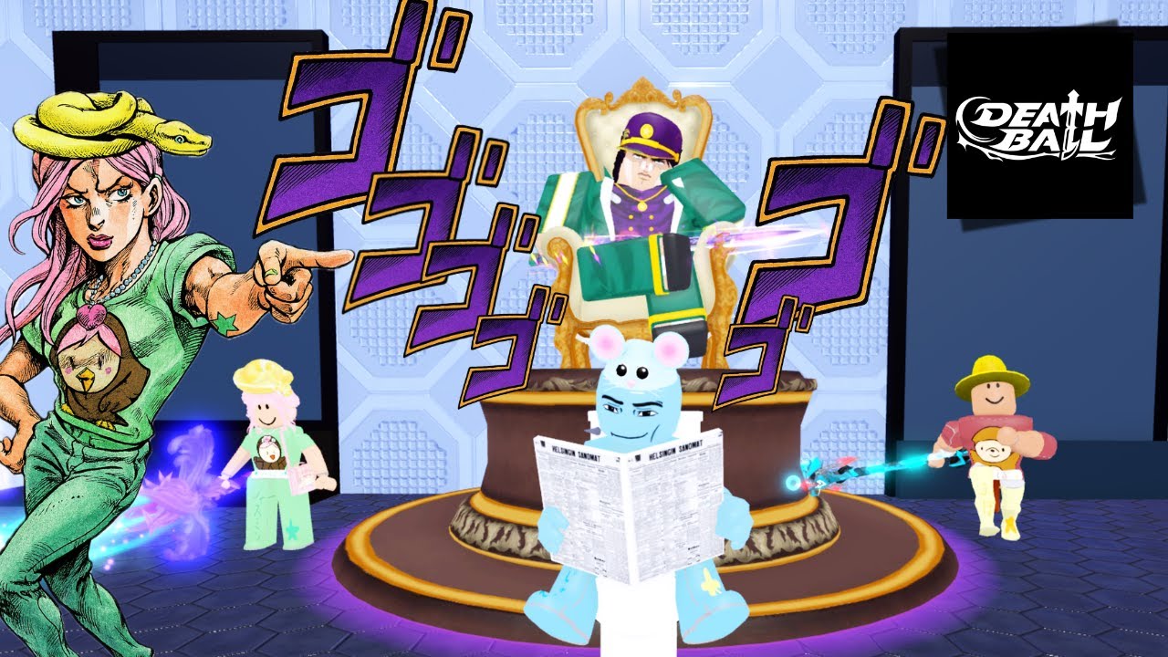 【ﾃﾞｽﾎﾞｰﾙ】BPシーズン４新チャンピオン「JJ」とバトルパス！JJの技が危険すぎるゾ!! The new champ JOJO is so OP !【Death  Ball / ROBLOX 】