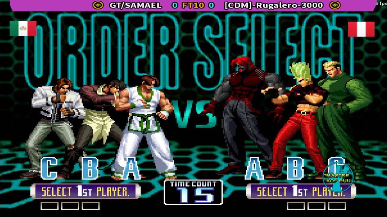 KOF 2002- EL MEJOR KYO HUMILLA A RUGALERO3000