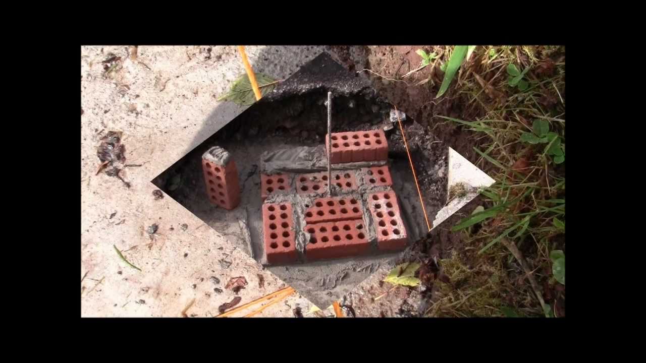 How to Build / make Your own Brick Pillars / Block Post / from start to finish Video in HD