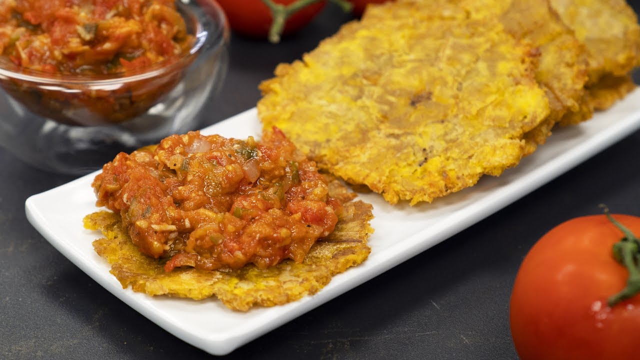 PATACONES con hogao, una joya CRUJIENTE Y SABROSA