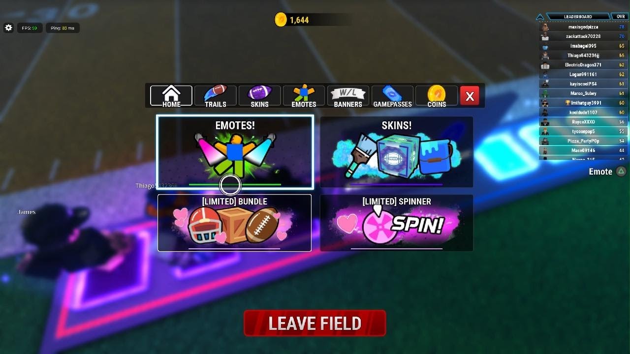 Playing football Legends with my friends