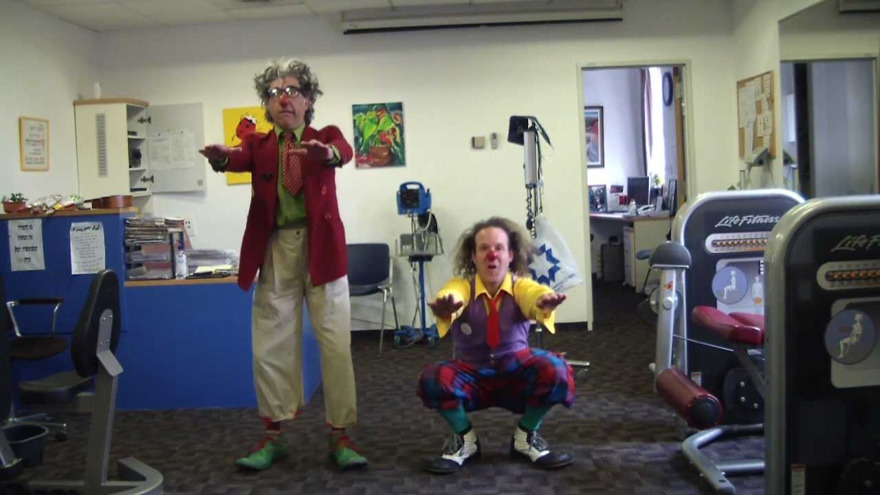 Medical Clowns Preparing for a Marathon