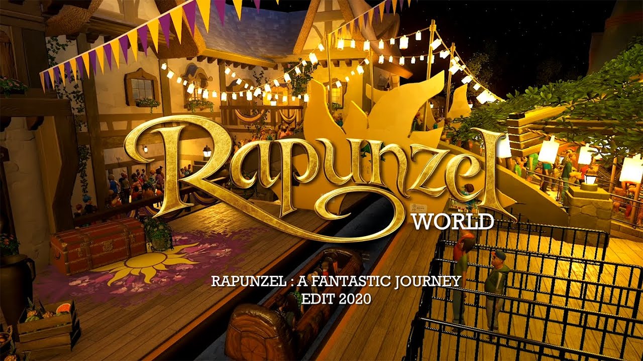 RAPUNZEL WORLD // A Fantastic Journey // 2020 EDIT // Planet Coaster