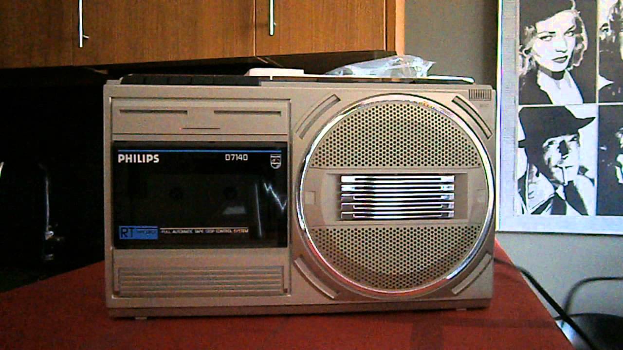 Unboxing Philips D7140 Radio Cassette Boombox 80's