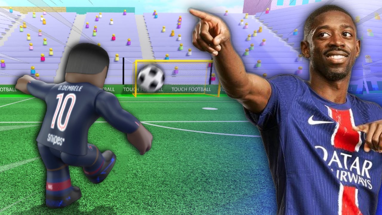DEMBELE в сенсорном футболе! (Roblox)