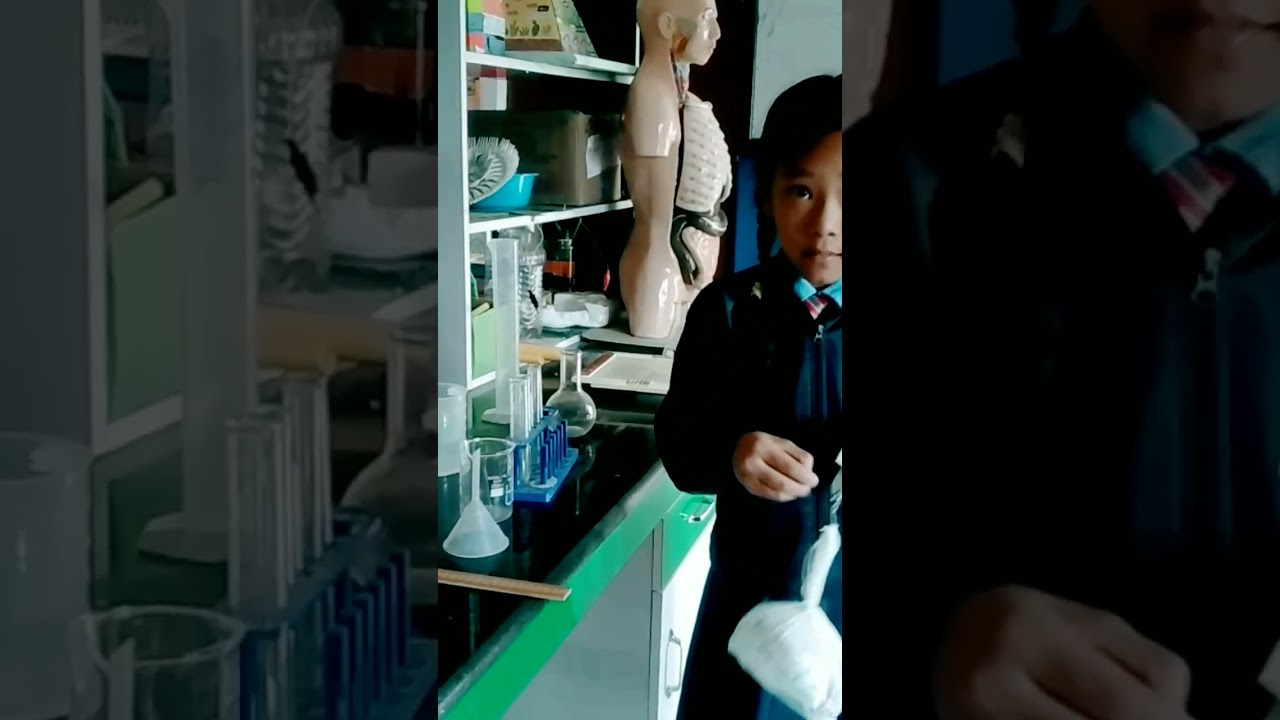 Dear Renu Thapa is presenting scientific instrument #learning #science #fastlearner #happy