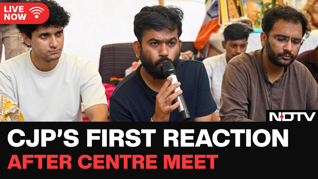 CJP Press Conference LIVE: Abhijeet Dipke Addresses Protesters After Second Round Of Talks | NEET