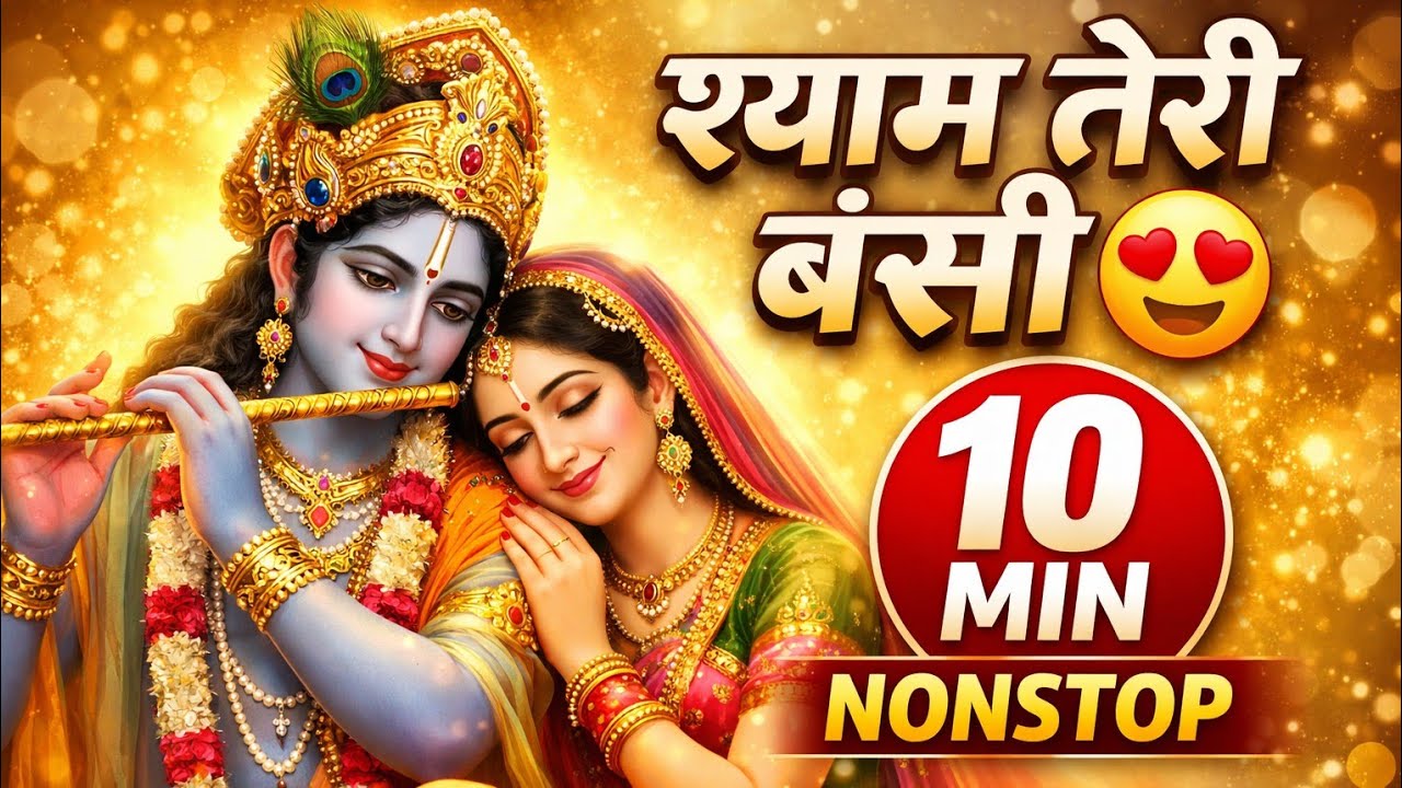 श्याम तेरी बंसी 🥰#new2026 #radhekrishna 
