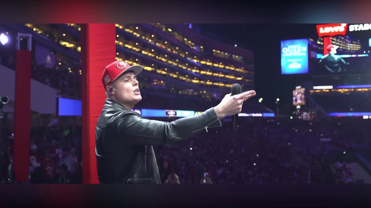 Marc Martel performs Halftime Show 'A Night of Queen' at Levi's Stadium  (November 24, 2025)