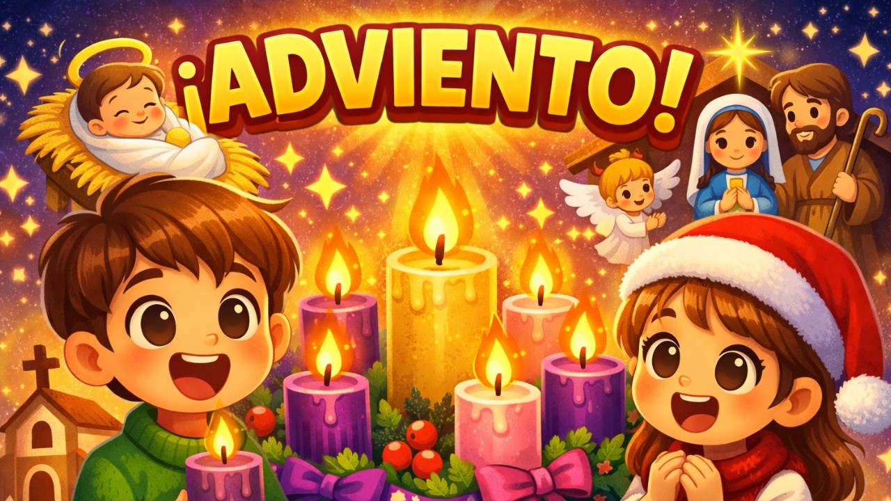 Que es el Adviento Católico para Niños (¡en 3 minutos!)