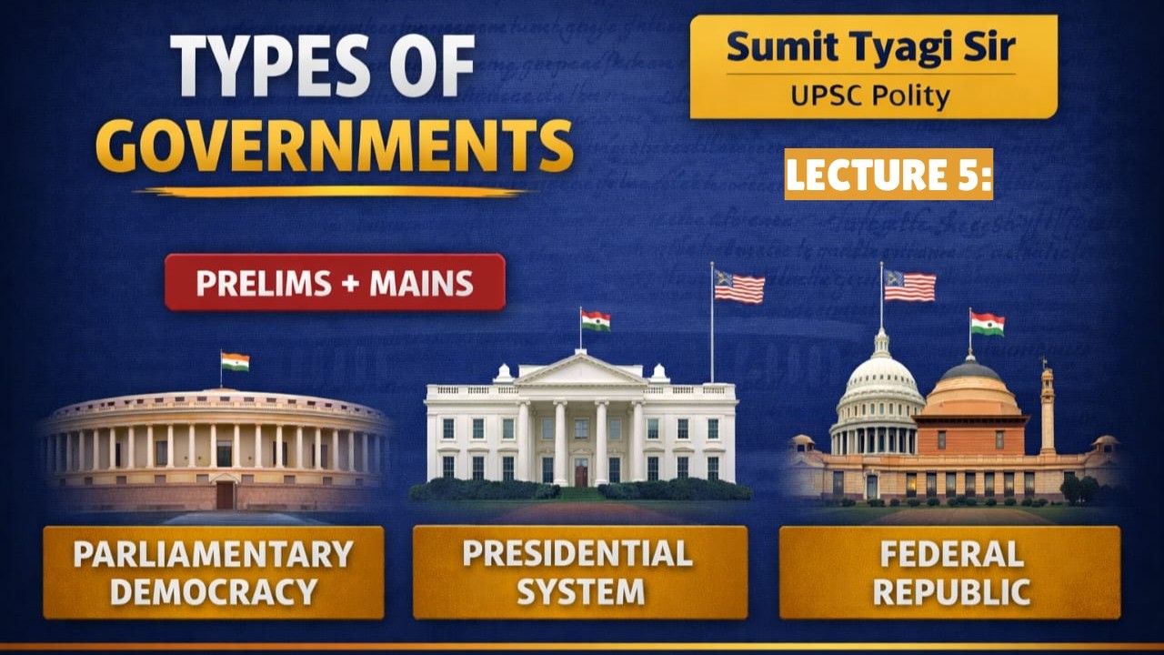 Parliamentary vs Presidential — Which is Better? (Lecture 5) | earthniti | #upscpreparation