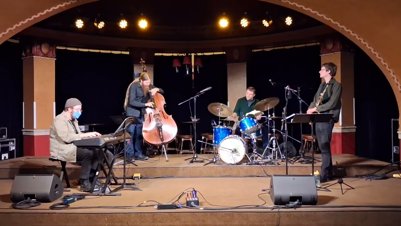 The Light Blue Quartet At the Memorial Union  drum-M.Brenneis,🎹Matt Blair,bass- John Christensen