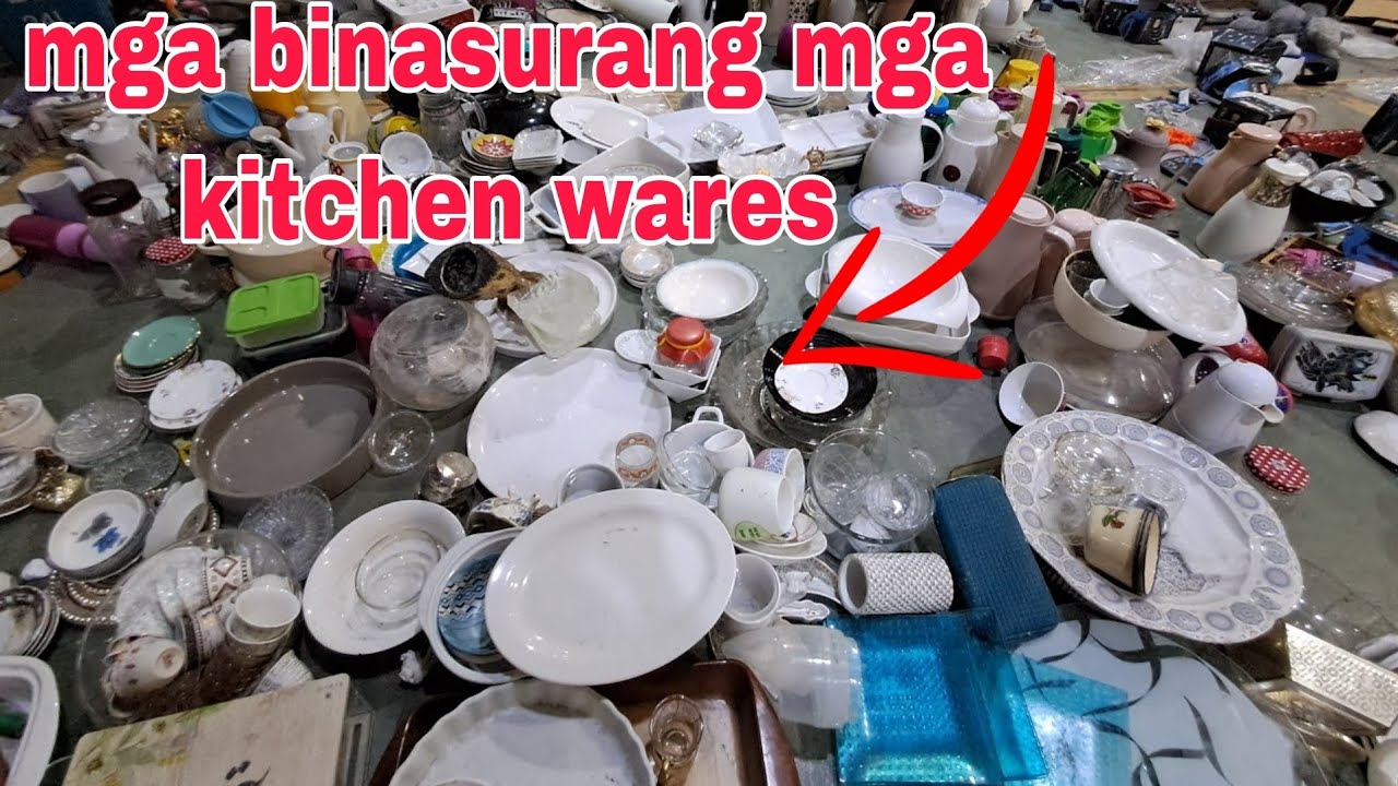 MGA BINASURANG MGA KITCHEN WARES SUBRANG DAMI / DUMPSTER DIVING