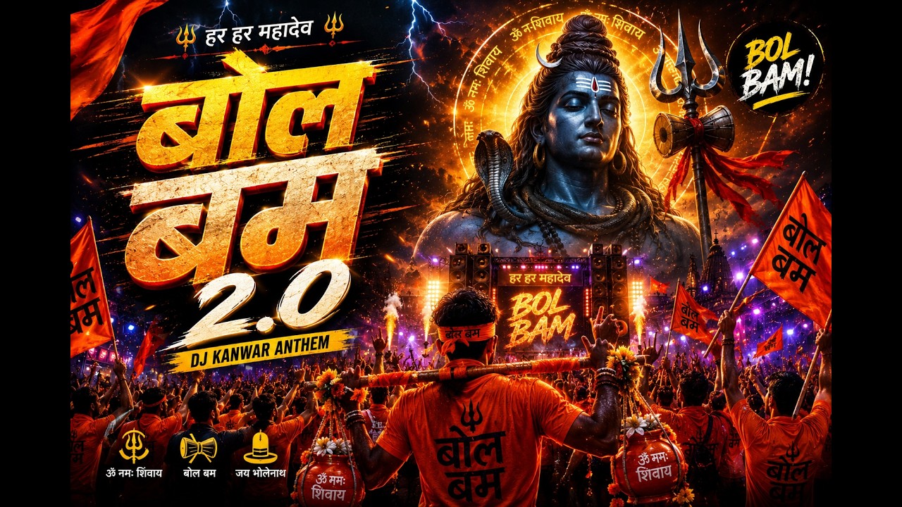 BOL BAM 2.0 | Ultimate DJ Kanwar Song 2026 | Har Har Mahadev | Festival Anthem