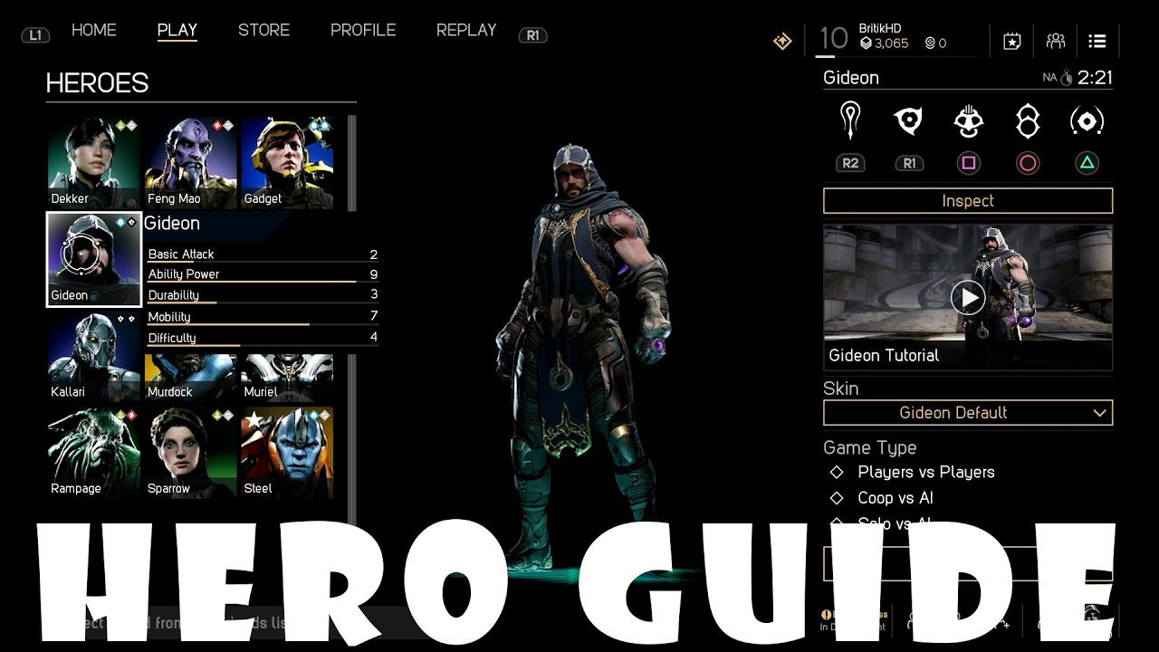 Paragon In Depth Hero Guide - How to Succeed as Gideon (Gameplay and Tips)