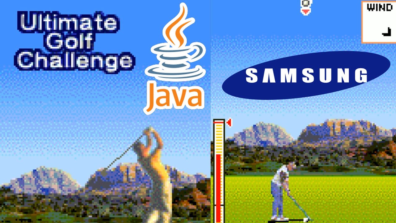 Ultimate Golf Challenge ВСТРОЕННАЯ JAVA ИГРА с телефонов Samsung (ZIO Interactive 2003 год)