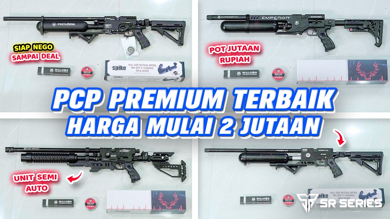 Senapan PCP Premium‼️ Harga Mulai 2 Jutaan?! Bonus Banyak & Siap Nego Sampai DEAL...😱