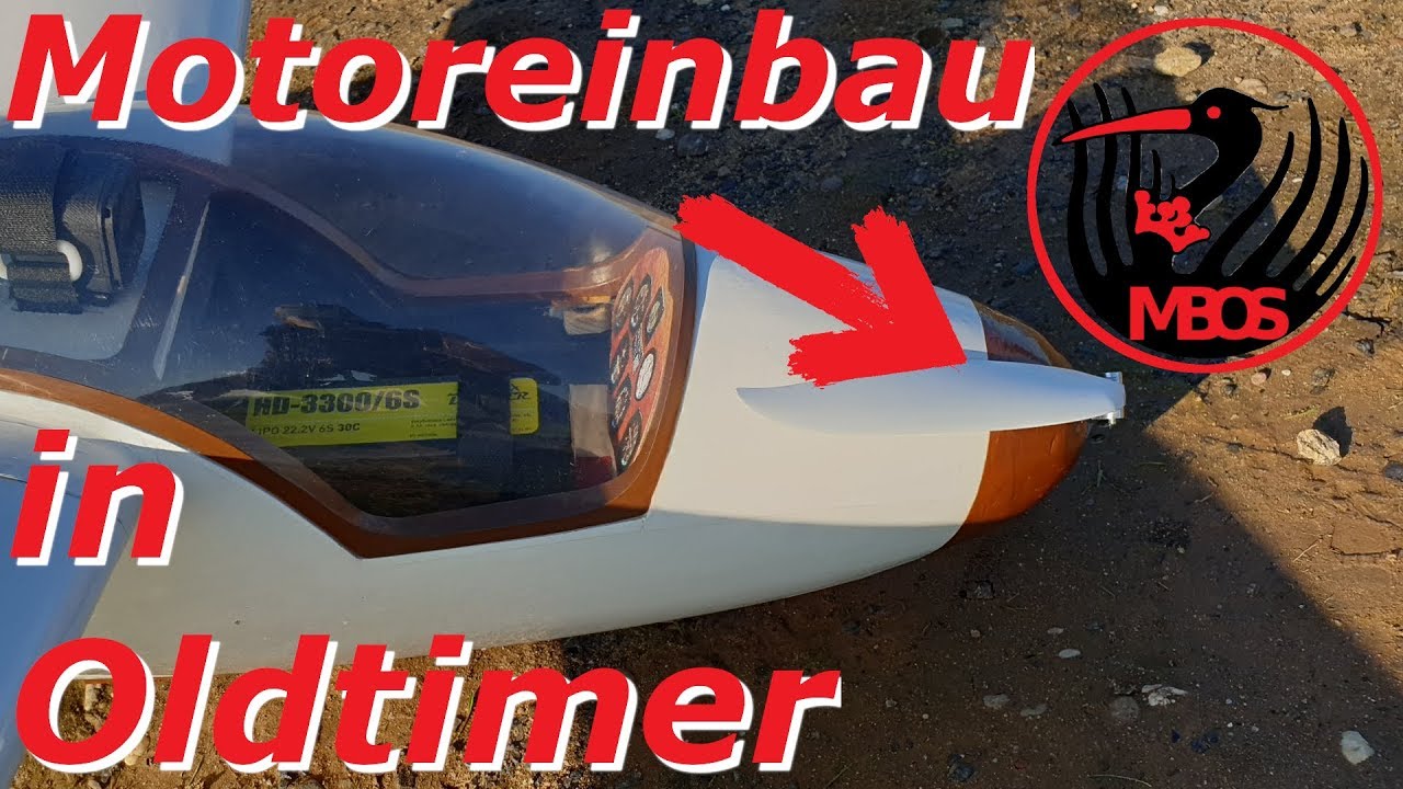 Motorspant / Motor in Oltimer Segler einbauen / Segelflug Windberg e.V.