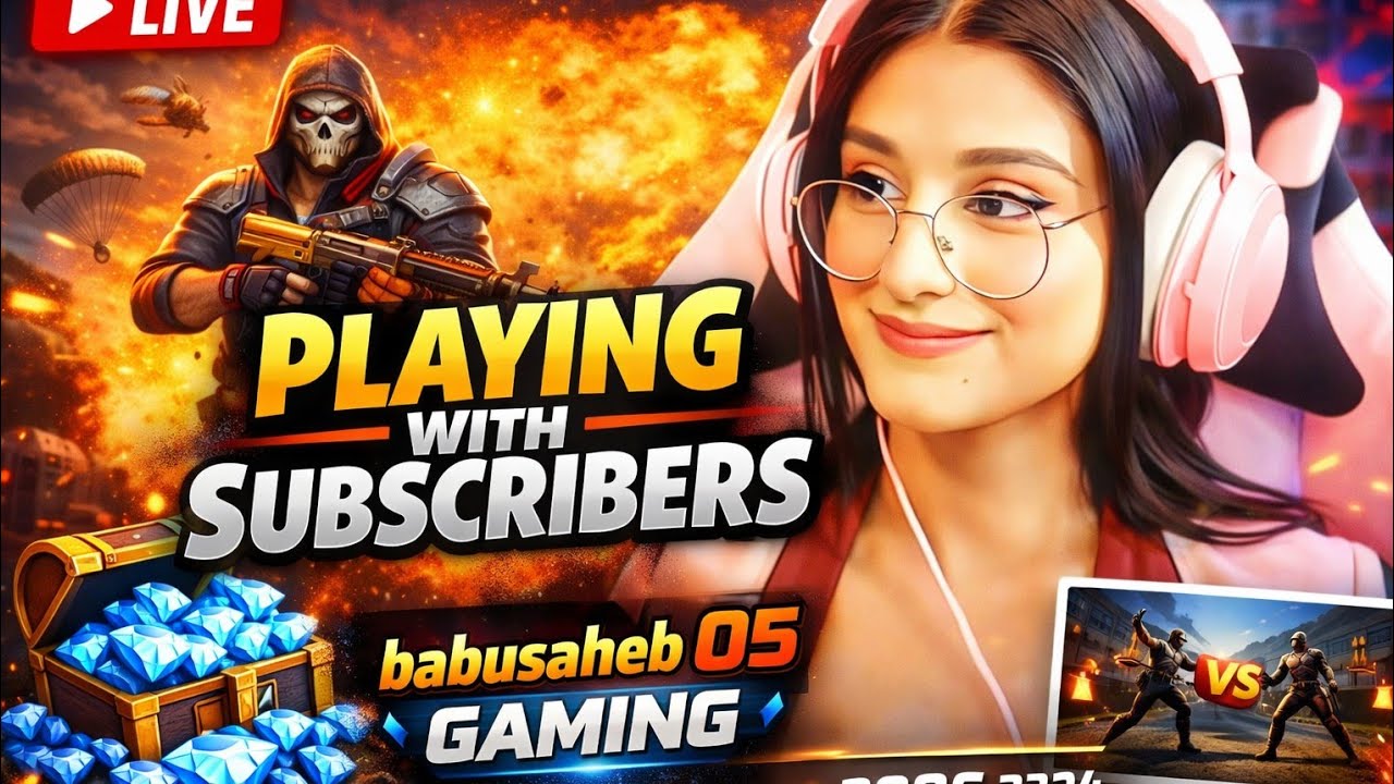 FREE FIRE LIVE 🔴 | Rank Push With Subscribers | Custom Room