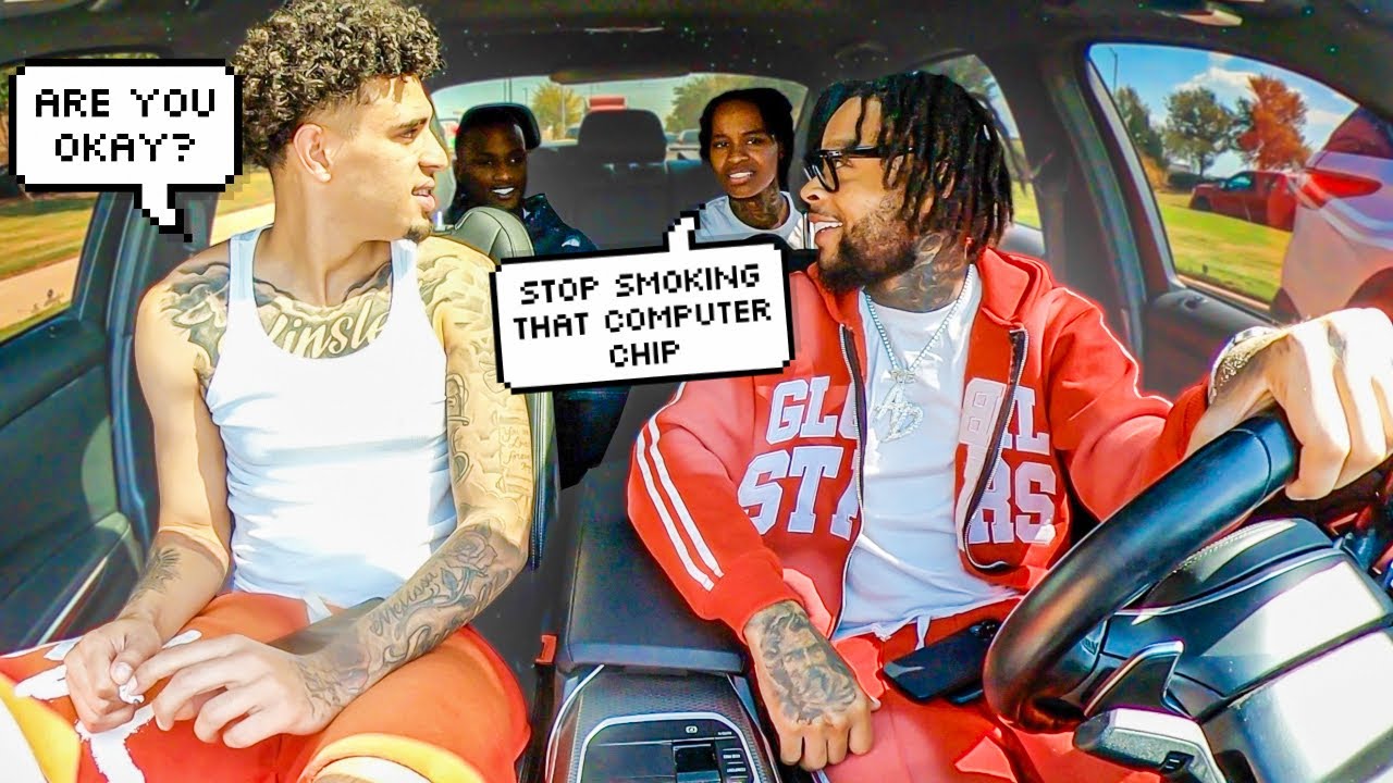 STUTTERING WHILE TALKING TO THE GANG… *drive thru worker LAUGHED*