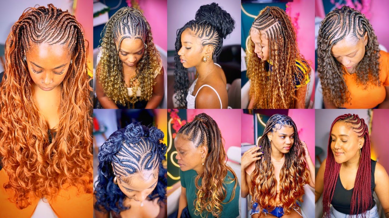 🔥New & Latest Braiding Hair Hairstyles for Black Women 2025 #1 | 50 + Braiding Hair Hairstyle Ideas💯
