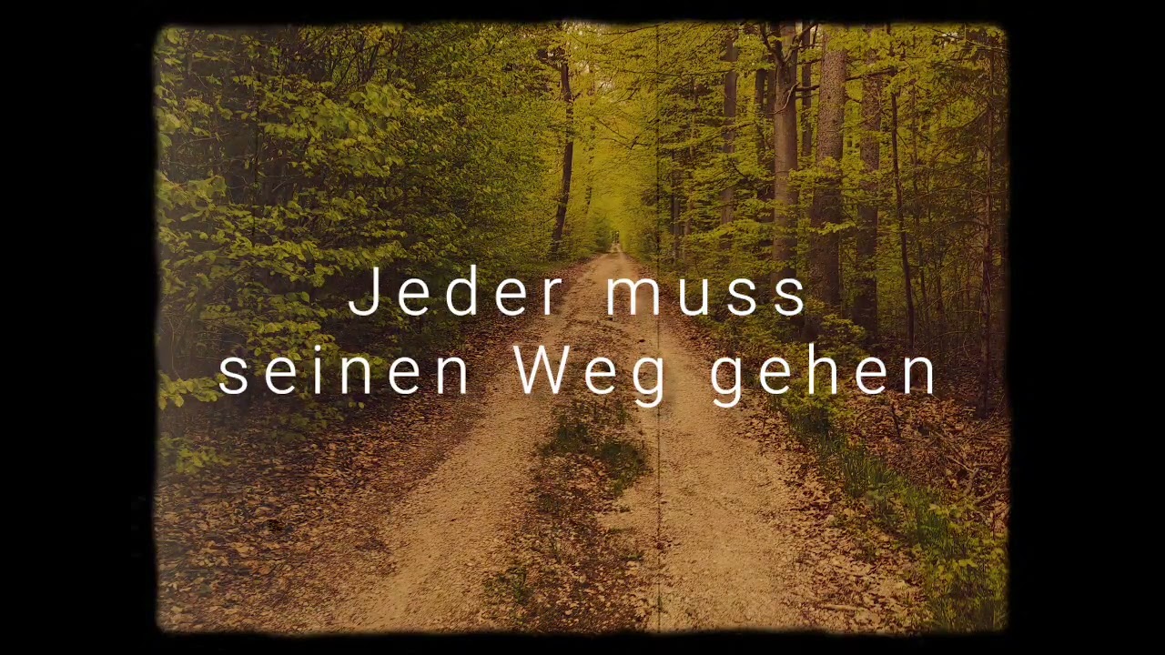 Jeder muss seinen Weg gehen #motivation 