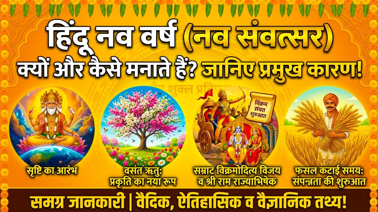 Nav Samvatsar 2083 नव संवत्सर क्यों मनाया जाता है? | वैदिक, ऐतिहासिक और वैज्ञानिक महत्व | डॉ० विनय ।