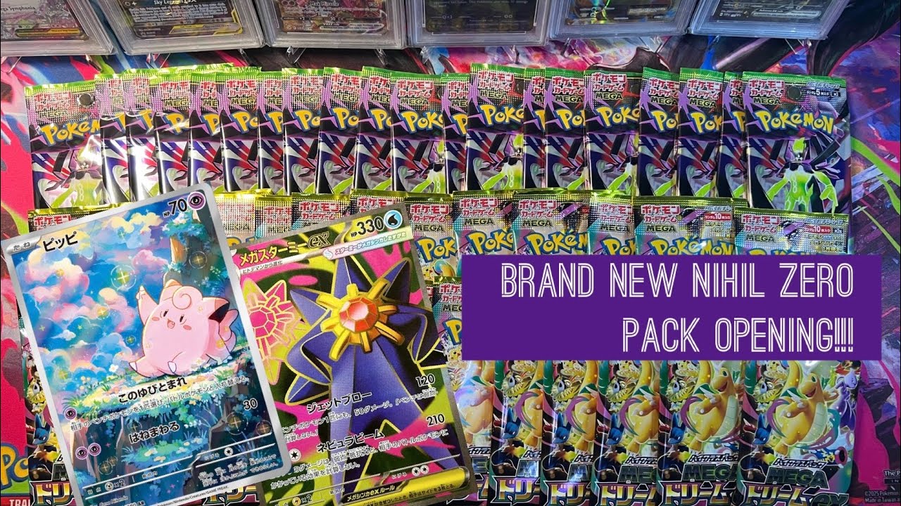 The Brand New Nihil Zero set, 20 packs opening from Japan Pokemon Centre