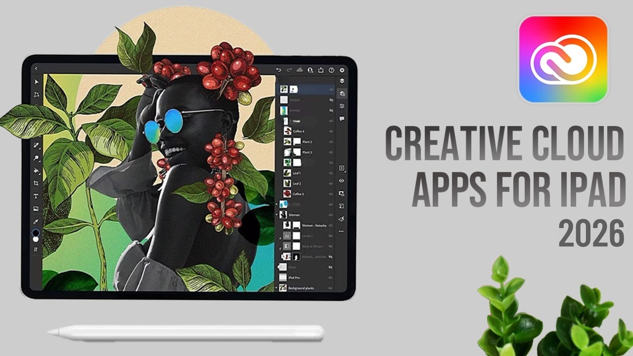 Лучшие приложения Adobe для iPad (2026) | Полный обзор Creative Cloud