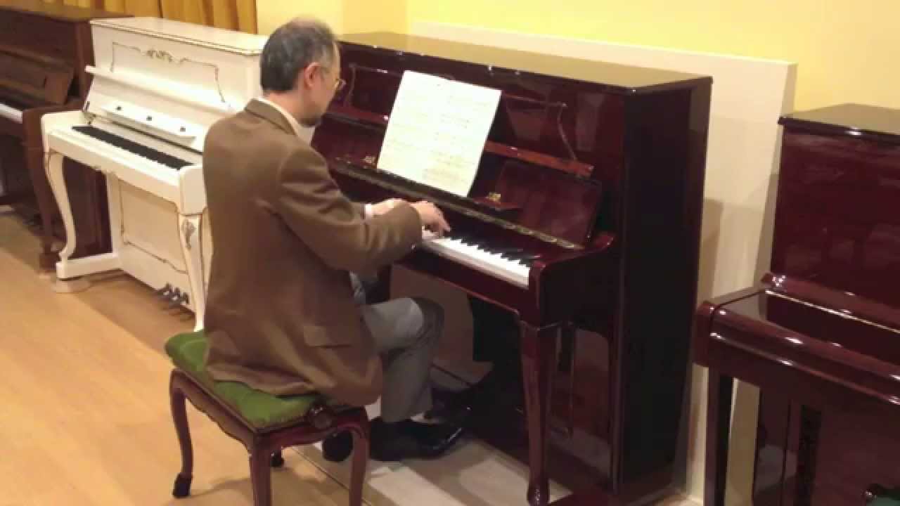 吉松隆『プレイアデス舞曲集(Pleiades dances)VI op.71(1998)』1. 小さな春への前奏曲（ペトロフP118C1／演奏：筒井一貴）on a PETROF P118C1