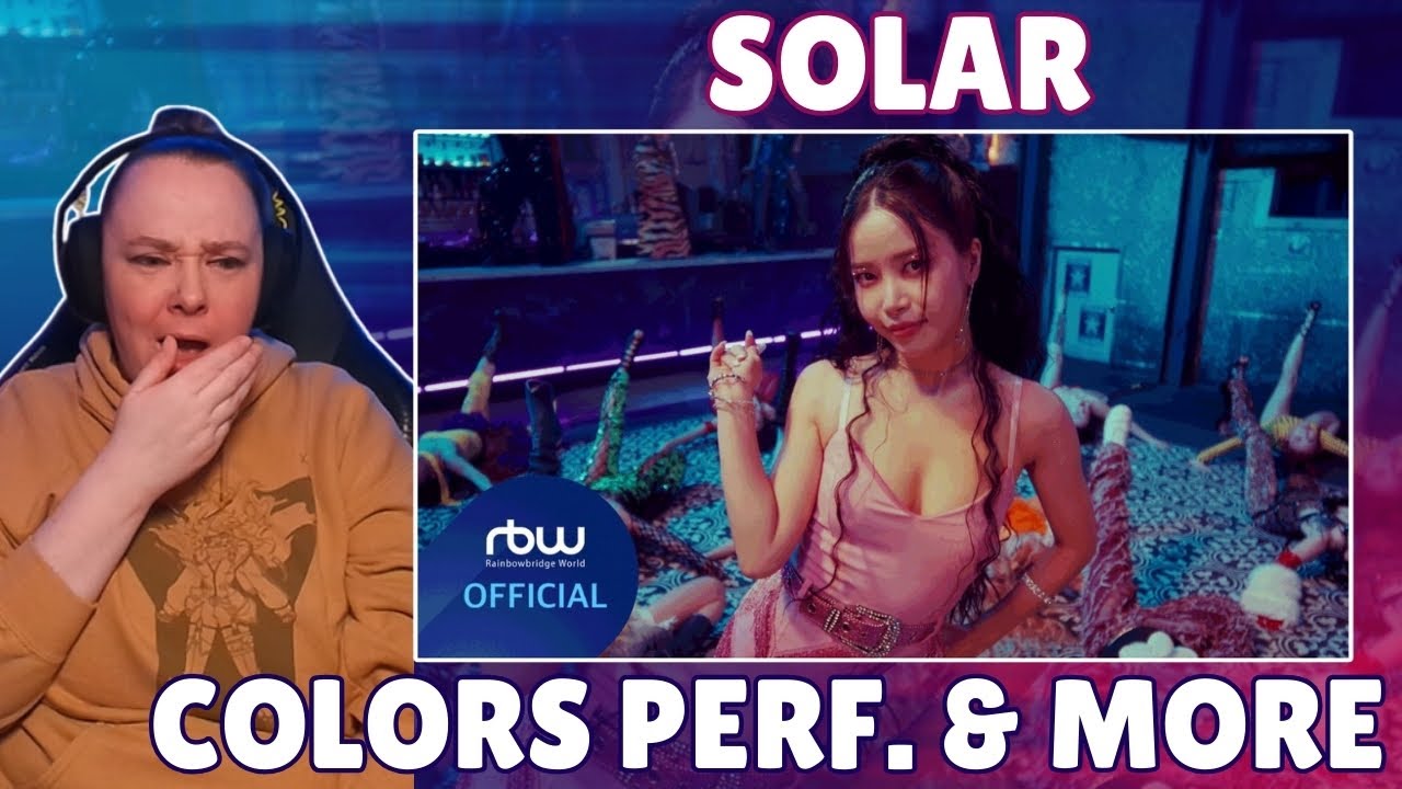 Solar (솔라) - Colors Performance Video & More | REACTION