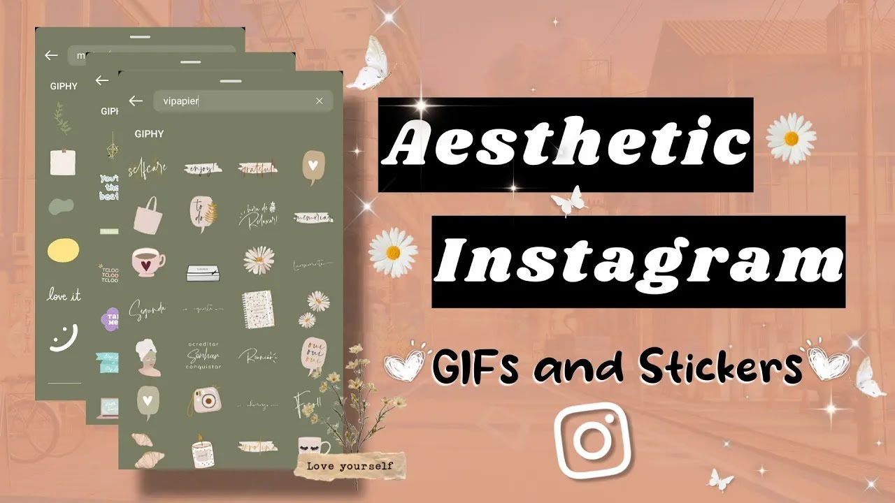 THE BEST AESTHETIC INSTAGRAM GIFs AND STICKERS ♡ ║ AESTHETIC STICKERS FOR IG STORIES 2023