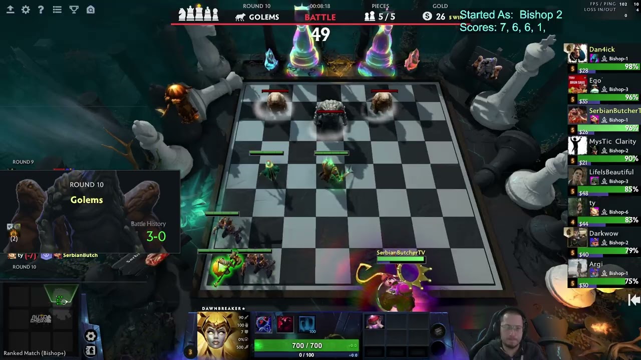 9 Undeads 4 Nagas! Dota Auto Chess! Season 35!