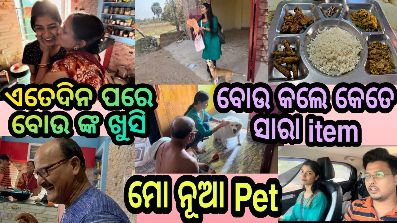ଏତେଦିନ ପରେ ଶାଶୁଘର ଆସିଲି॥candy ର କି କାନ୍ଦ॥Somalinparida॥Newodiavlog॥
