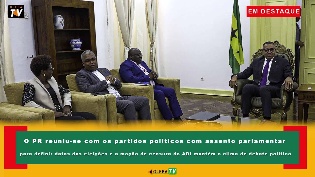PR Carlos Vila Nova reúne-se com partidos políticos com assento parlamentar